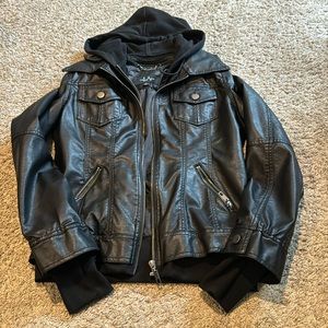 Vegan leather jacket